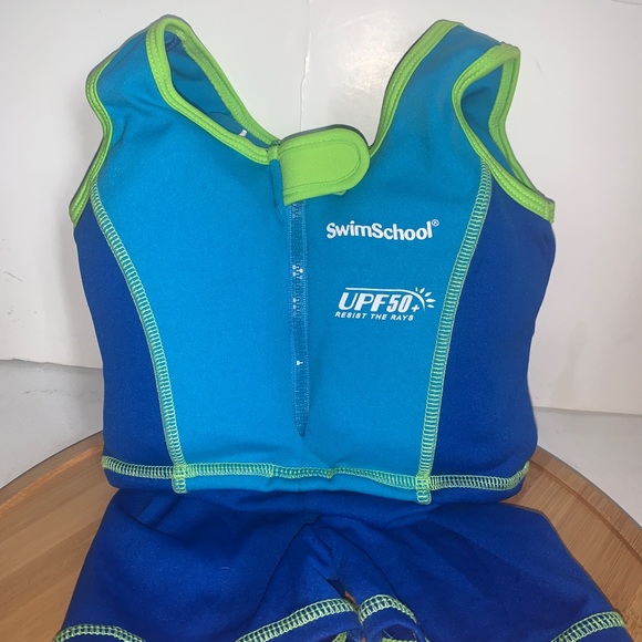 Kids Swim Suit Life Jacket Floating Swim Trainer - Picture 3 of 4